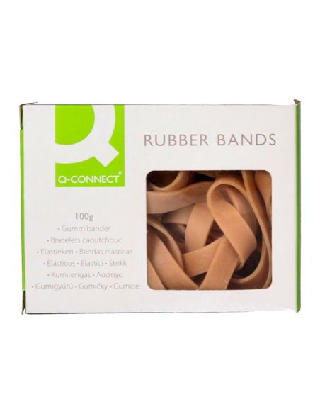 Bandas Elasticas Q-Connect 100 Gr 100X9 Mm Numero 10
