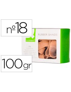Bandas Elasticas Q-Connect 100 Gr 180 X 16 Mm Numero 18