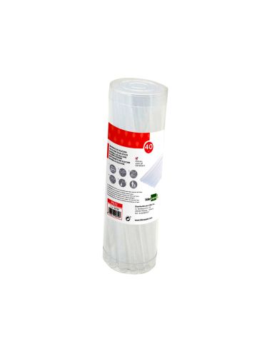 Barra Termofusible Liderpapel De 7 Mm De Diametro X 200 Mm De Alto Bote De 40 Unidades