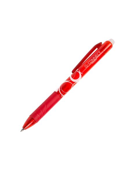 Boligrafo Q-Connect Retractil Borrable 0,7 Mm Color Rojo|Libreriasalesiana