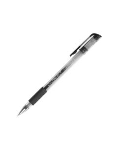 Boligrafo Q-Connect Tinta Gel Negro 0,7 Mm Sujecion De Caucho 2