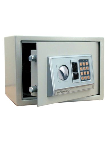 Caja De Seguridad Q-Connect Electronica Clave Digital Capacidad 10L Con Accesorios Fijacion 310X200X200 Mm