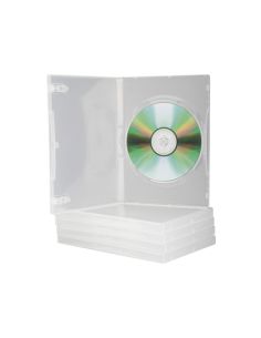 Caja Dvd Q-Connect Transparente Pack De 5 Unidades