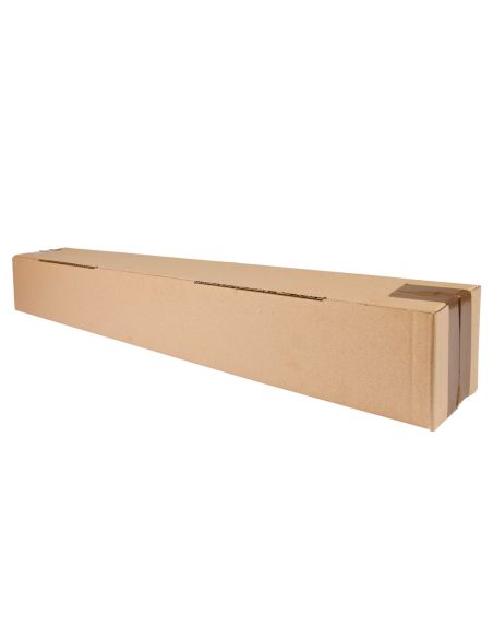 Caja Para Embalar Q-Connect Tubo Carton Reciclado Canal Simple 3 Mm Color Kraft 725X95X95 Mm
