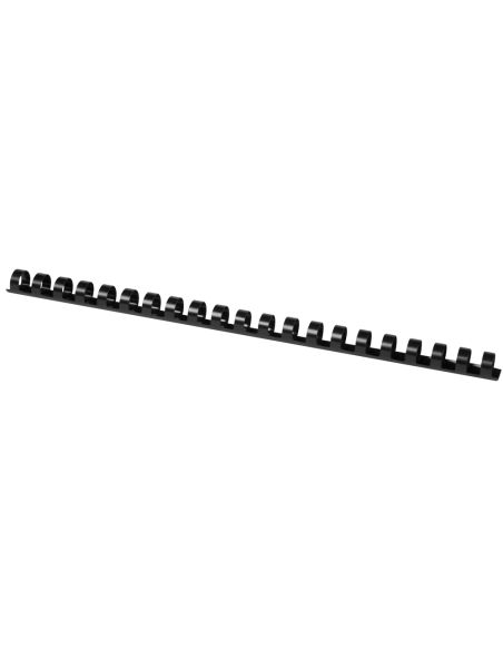 Canutillo Q-Connect Redondo 14 Mm Plastico Negro Capacidad 130 Hojas Caja De 100 Unidades