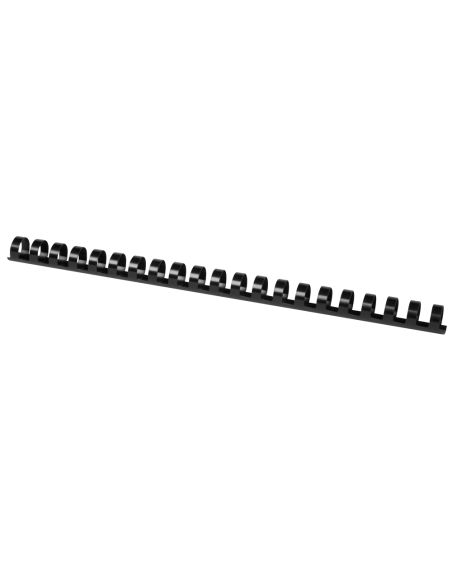 Canutillo Q-Connect Redondo 16 Mm Plastico Negro Capacidad 145 Hojas Caja De 50 Unidades