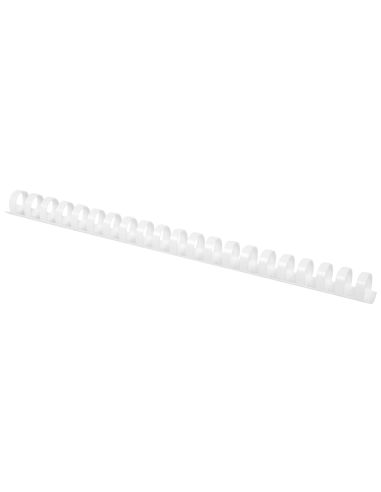 Canutillo Q-Connect Redondo 18 Mm Plastico Blanco Capacidad 160 Hojas Caja De 50 Unidades