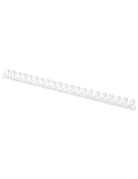 Canutillo Q-Connect Redondo 18 Mm Plastico Blanco Capacidad 160 Hojas Caja De 50 Unidades