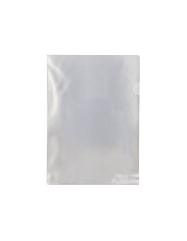 Carpeta Dossier Uñero Plastico Q-Connect Din A4 120 Micras Transparente -Bolsa De 10 Unidades