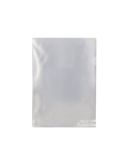 Carpeta Dossier Uñero Plastico Q-Connect Din A4 120 Micras Transparente -Bolsa De 10 Unidades