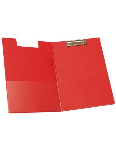 Carpeta Q-Connect Miniclips Plastico Din A4 Roja