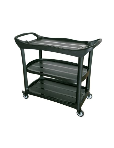 Carro De Servicio Multifuncional Q-Connect 3 Estantes Plastico 1115X524X940 Mm|Libreriasalesiana