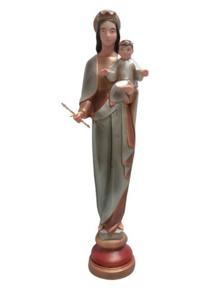 Estatua Maria Auxiliadora B-302 Escayola 35Cm Artesanal Olot