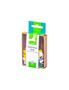 Chincheta Q-Connect Colores Surtidos Caja De 120 Unidades 2