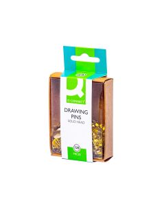 Chincheta Q-Connect Dorada Caja De 120 Unidades 2