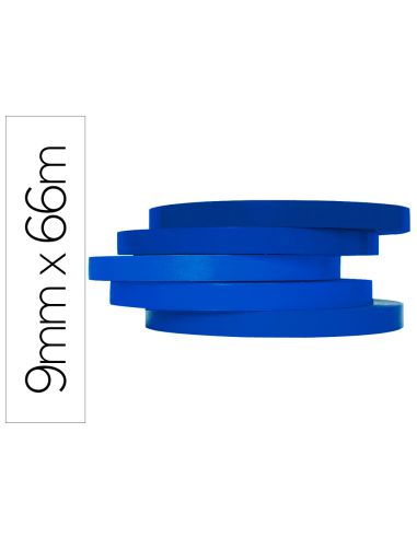 Cinta Adhesiva Q-Connect 66 Mt X 9 Mm Azul Para Cerrar Bolsas