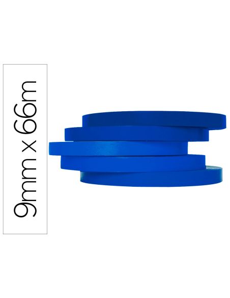 Cinta Adhesiva Q-Connect 66 Mt X 9 Mm Azul Para Cerrar Bolsas