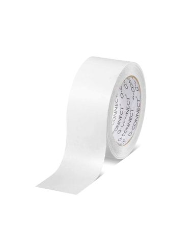 Cinta Adhesiva Q-Connect Polipropileno Blanca 66 Mt X 75 Mm Para Embalaje