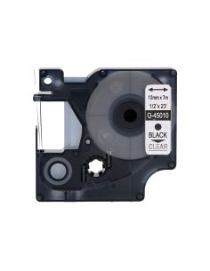 Cinta Q-Connect Negro-Transparente 12Mm X 7Mt Dymo 2