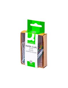 Clips Colores Q-Connect 50 Mm Caja De 30 Unidades Colores Surtidos 2