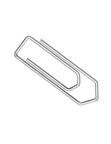 Clips Niquelados Q-Connect 32 Mm Caja De 1000 Unidades