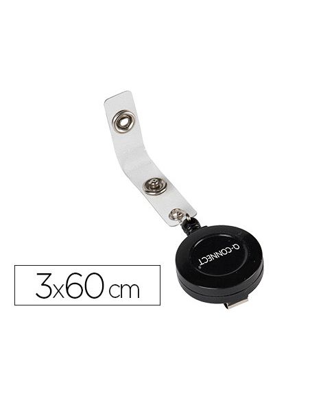 Cordon Extensible Para Identificador Q-Connect Kf14147 3X60 Cm