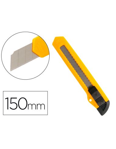 Cuter Q-Connect Plastico Ancho Cuchilla 18 Mm Xd-23 Blister 1 Unidad