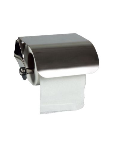 Dispensador Q-Connect De Papel Higienico Acero Inoxidable 122X98X45 Mm