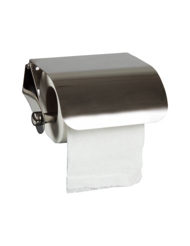 Dispensador Q-Connect De Papel Higienico Acero Inoxidable 122X98X45 Mm