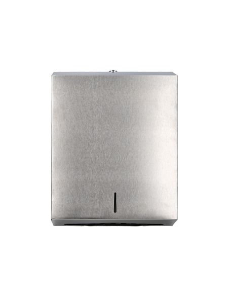 Dispensador Q-Connect De Toallitas De Papel Acero Inoxidable 283X100X365 Mm