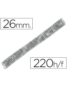 Espiral Metalico Q-Connect 64 5:1 26Mm 1,2Mm Caja De 50 Unidades