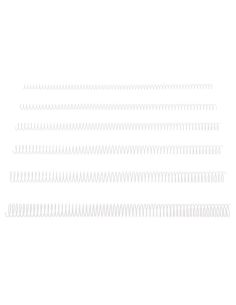 Espiral Metalico Q-Connect Blanco 64 5:1 12 Mm 1Mm Caja De 200 Unidades 2