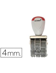 Fechador Q-Connect Con Banda Incluida Dia-Mes-Año 4Mm