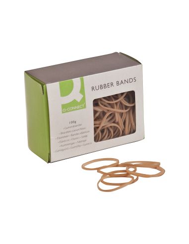 Gomillas Elasticas Q-Connect 100 Gr Numero 9 90 X 2 Mm