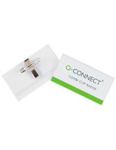 Identificador Q-Connect Con Pinza E Imperdible Kf17458 54X90 Mm 2