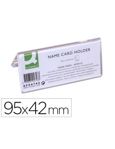 Identificador Sobremesa Q-Connect Metacrilato 95X42 Mm Ref.5730