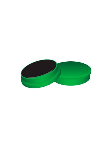 Iman Para Sujecion Q-Connect Ideal Para Pizarras Magneticas35 Mm Verde Caja De 10 Unidades