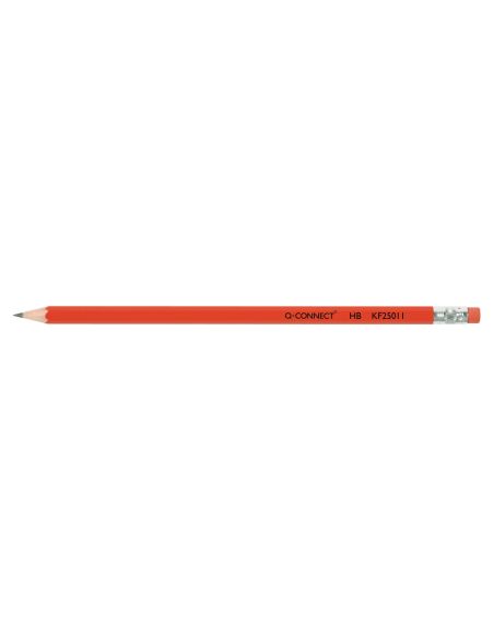 Lapices De Grafito Q-Connect Hexagonal Con Goma N.2 Hb
