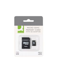 Memoria Sd Micro Q-Connect Flash 16 Gb Clase 6 Con Adaptador 2