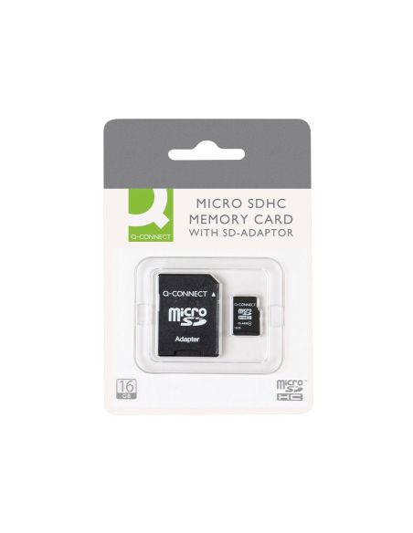 Memoria Sd Micro Q-Connect Flash 16 Gb Clase 6 Con Adaptador|Libreriasalesiana