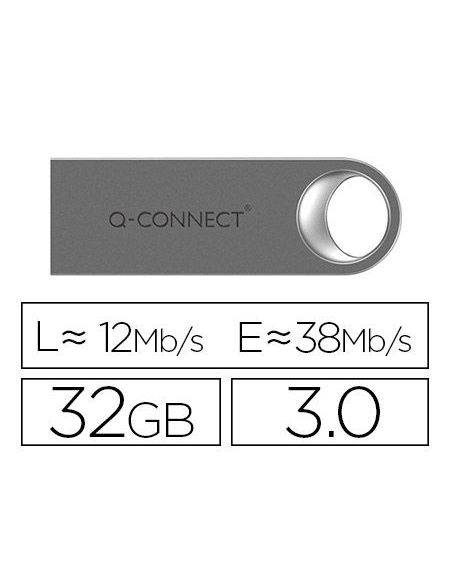 Memoria Usb Q-Connect Flash Premium 32 Gb 3.0|Libreriasalesiana
