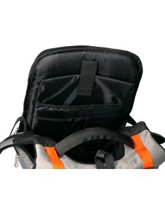 Mochila Para Portatil Q-Connect 18" Negra / Gris Poliester Impermeable 460X170X310 Mm 2