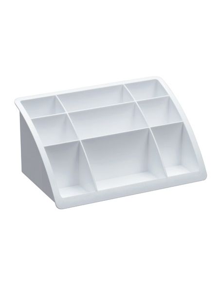Organizador Sobremesa Plastico Offisys Timeless Blanco 198X128X93 Mm