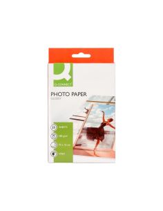 Papel Q-Connect Foto Glossy Kf01905 10X15 Cm Digital Photo Para Ink-Jet Bolsa De 25 Hojas De 180 Gr 2