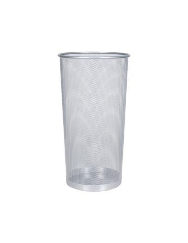 Paraguero Metalico Q-Connect Kf00828 Rejilla Plata 26,5 Diametro X 50 Cm