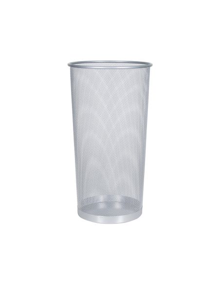 Paraguero Metalico Q-Connect Kf00828 Rejilla Plata 26,5 Diametro X 50 Cm
