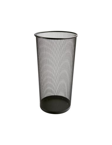 Paraguero Metalico Q-Connect Kf00829 Rejilla Negro 26,5 Diametro X 50 Cm