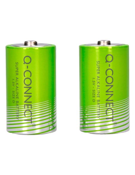 Pila Q-Connect Alcalina D Blister De 2 Unidades