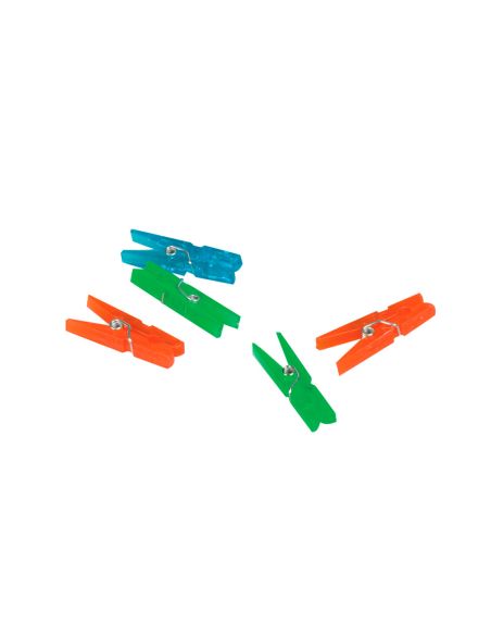 Pinza Fantasia Q-Connect 32 Mm Caja De 10 Unidades Colores Surtidos