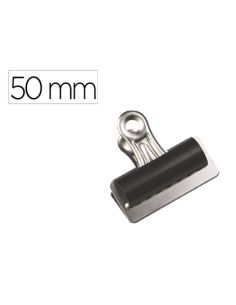 Pinza Metalica Q-Connect Pala Fija 51 Mm Caja De 10 Unidades